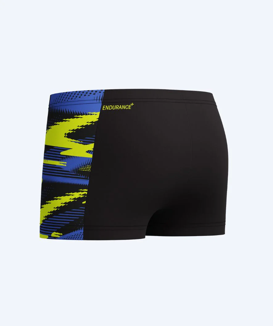 Speedo aquashorts til drenge - Hyperboom Panel - Sort/multi