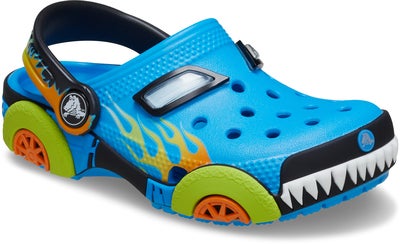 Crocs Classic IAM Monster Truck Kids Sandaler, Neon Ocean