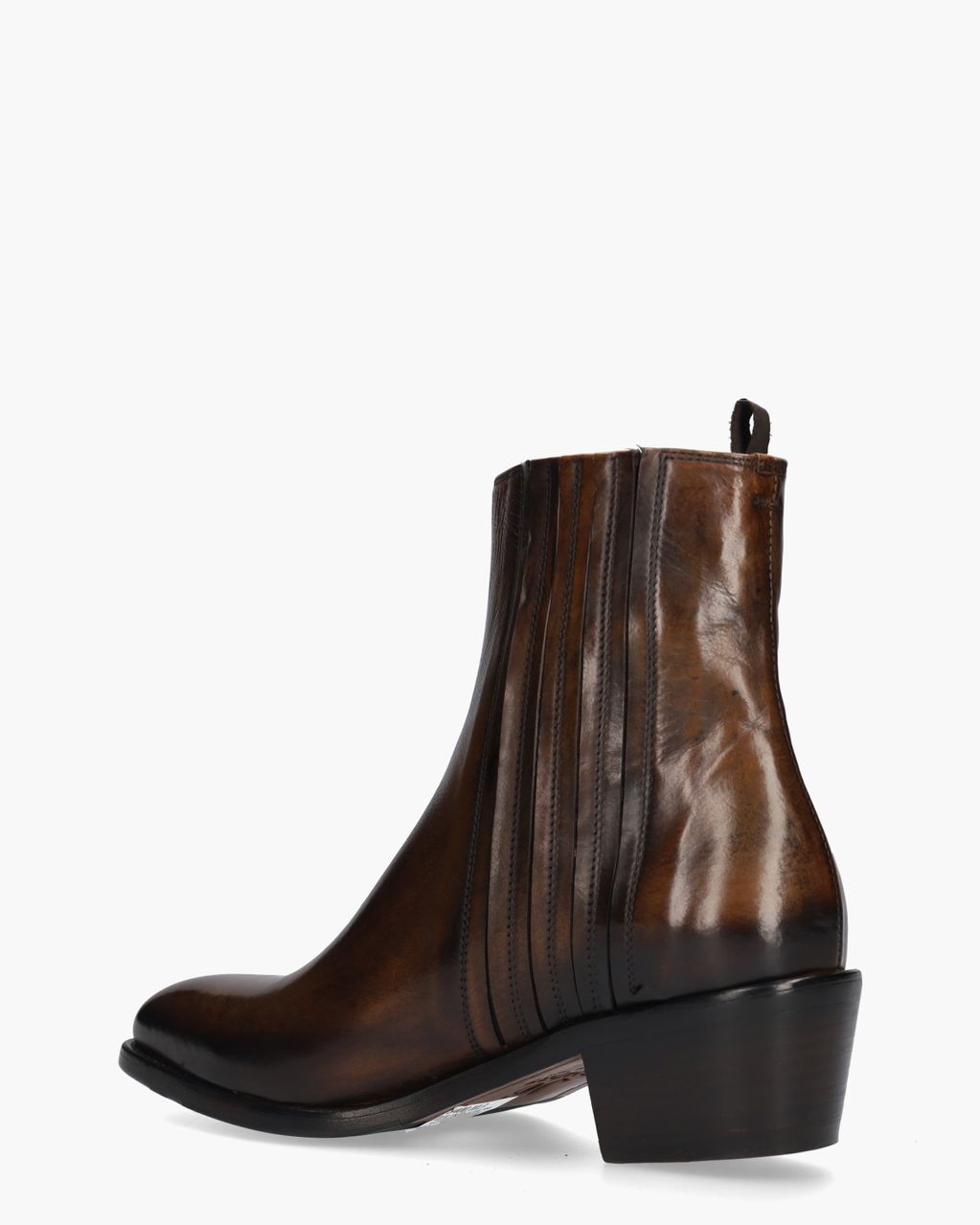 Jo Ghost 5281 Donkerbruin Dames Chelseaboots