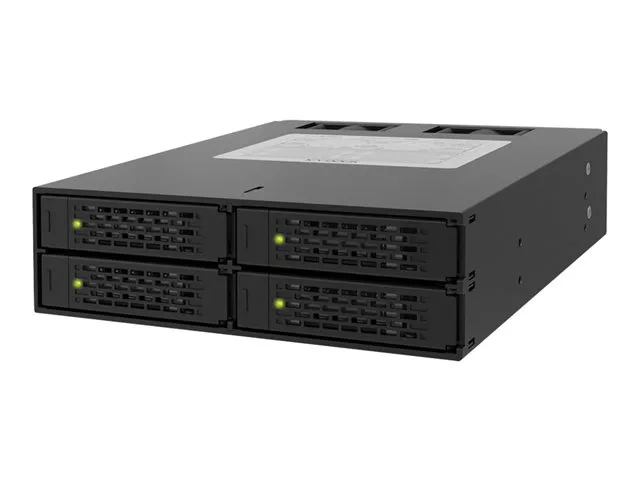 Cremax ICY Dock ToughArmor MB994SP-4SB-1 - Hus til lagringsenhed - SATA 6Gb/s - SATA 6Gb/s - mat sort