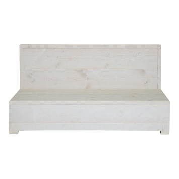 Tussenelement Hava 132 cm wit steigerhout