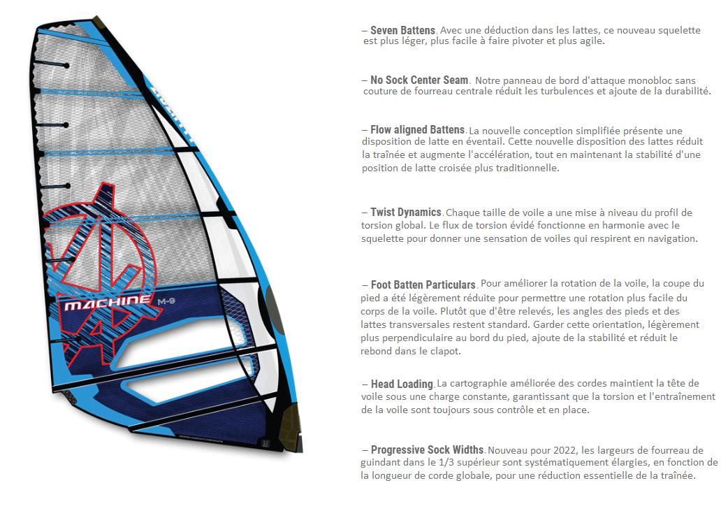 Avanti sails Machine M-9 - 2022-2023 6.3 m²