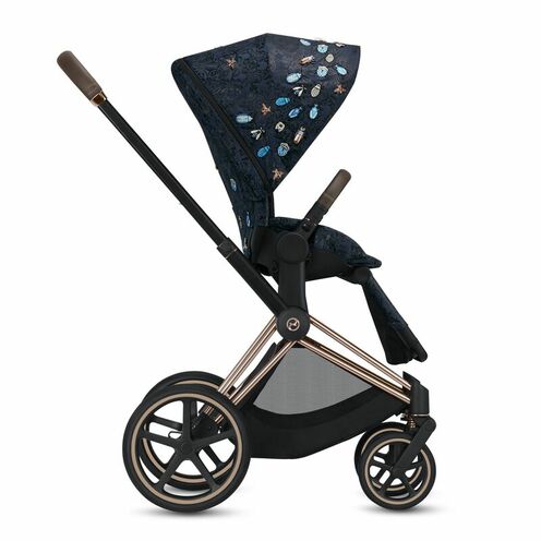 Poussette PRIAM Chrome Black Jewels of Nature Dark Blue - CYBEX