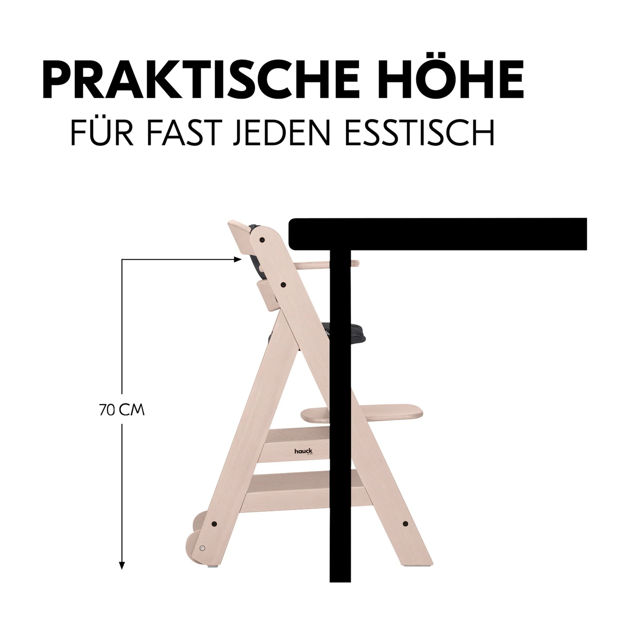 Hauck Hochstuhl Beta+ Whitewash