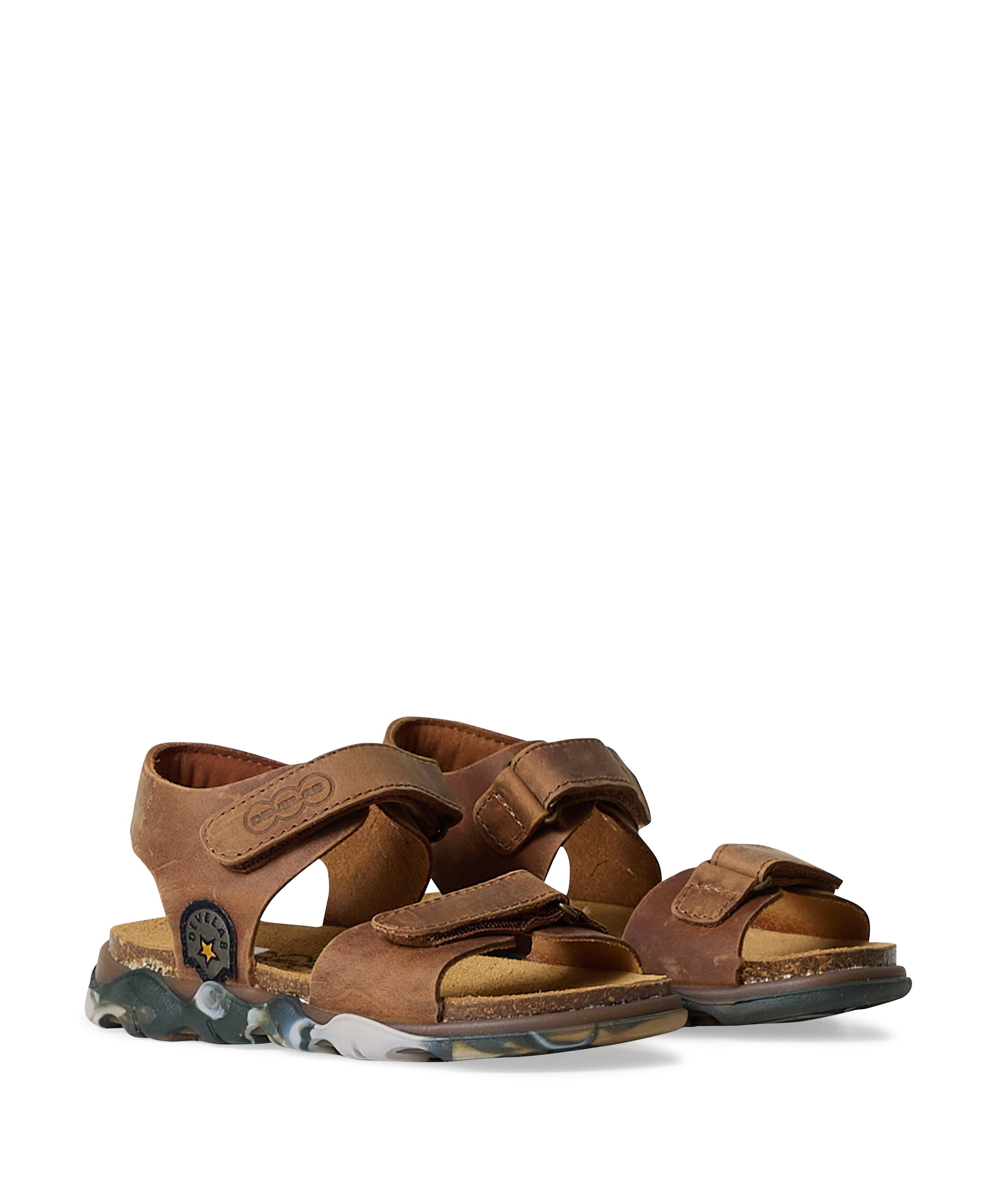 Develab jongens sandalen bruin