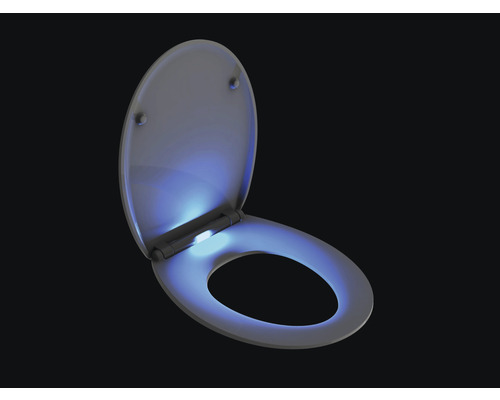 form&style Maui toiletzitting, wit, met soft-close mechanisme en LED-verlichting