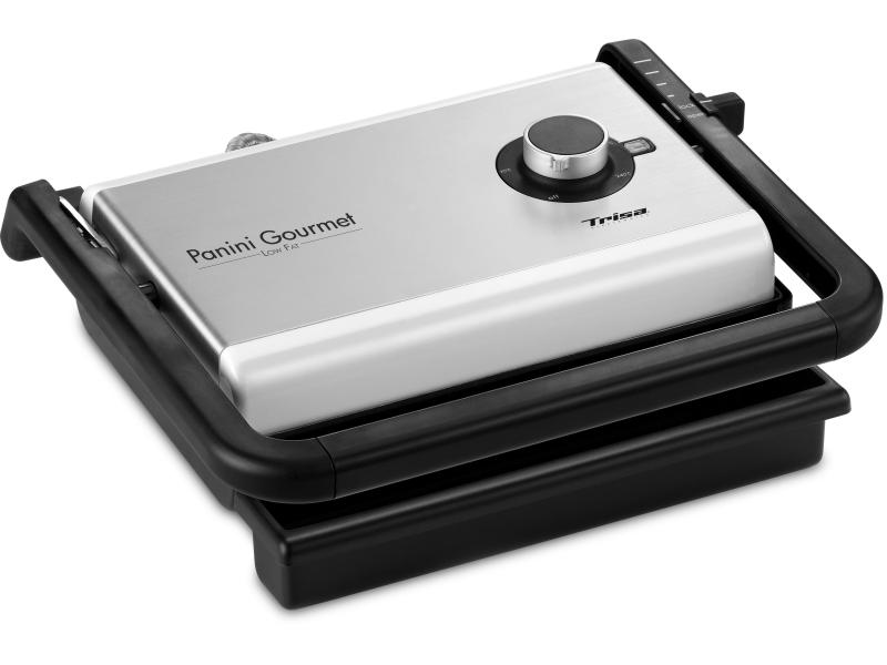 Trisa Panini-Grill Gourmet 1200 W Panini-Grill Gourmet, Silber