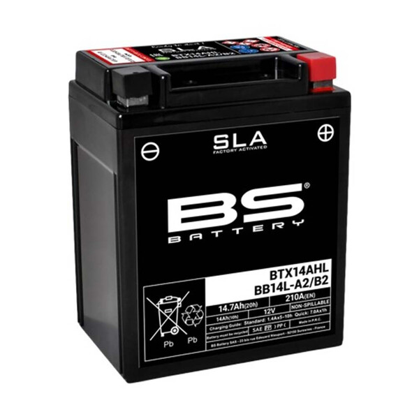 BS Battery - Batterie BTX14AHL / BB14L-A2/B2 SLA