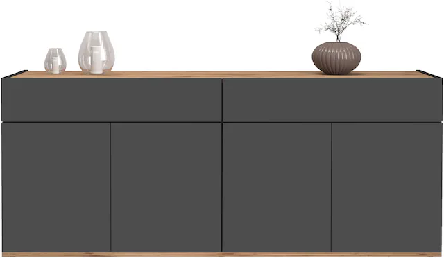 INOSIGN Sideboard »Garda Kommode, Schrank, 4 Türen mit Push-to-Open, Made in Italy« 4 Türen, 2 Schubladen, grifflos  Breite 160,1 cm
