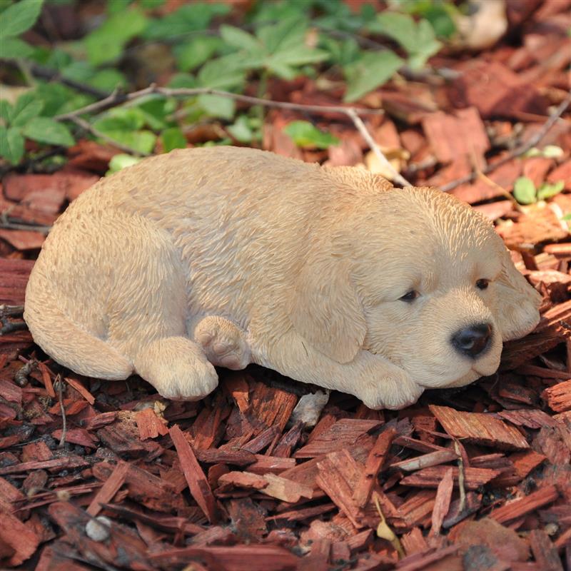 Dazikemo Dekofigur Gartenfigur Golden Retriever