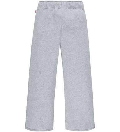 Levis Sweatpants - Wide Leg - Gråmeleret m. R?d