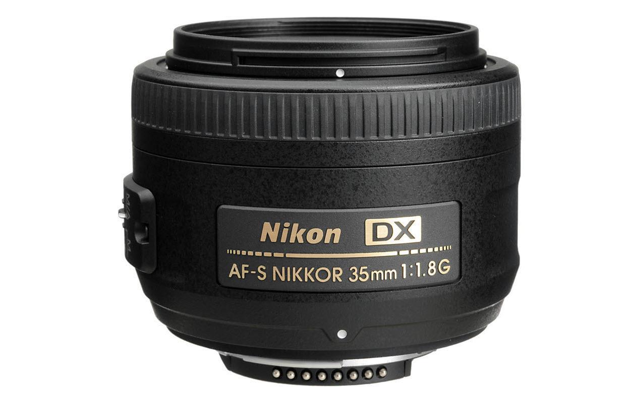 Festbrennweite AF-S DX 35mm F/1.8G – Nikon F<br>Lichtstarkes Weitwinkel-Objektiv