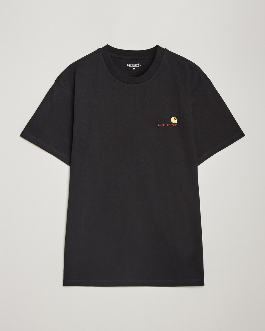 Carhartt WIP American Script Short Sleeve T-Shirt Black