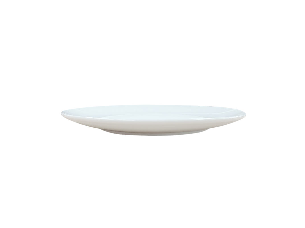 PRATO DE SOBREMESA OLYMPIA ACTUEL BRANCO PORCELANA Ø19CM