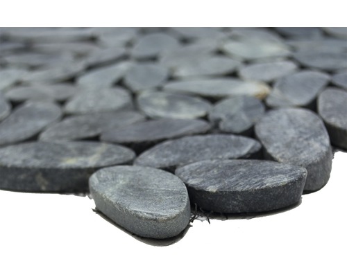 Rivierkiezels XKS IN24 zwart 30,5x30,5 cm