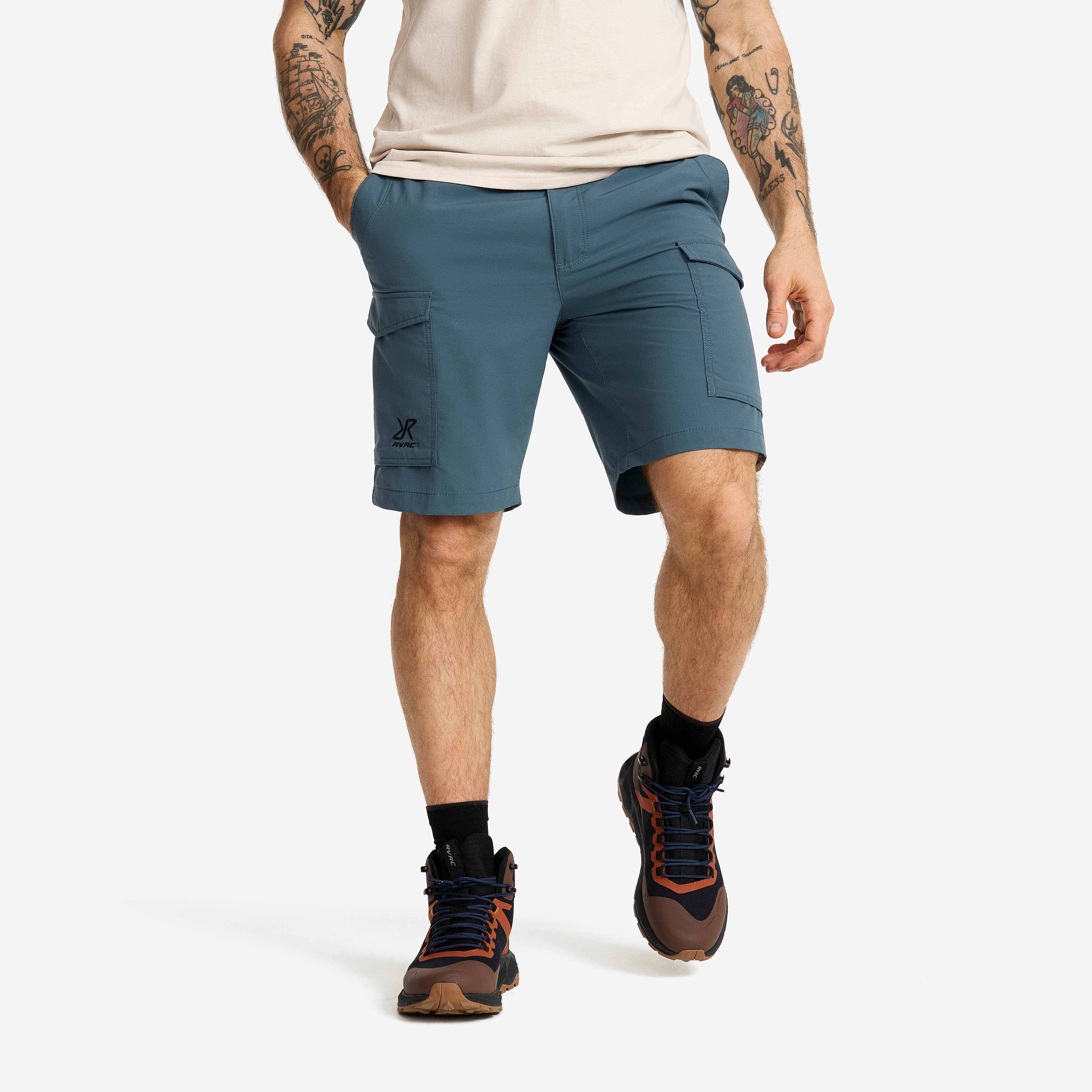 Adventure Cargo Stretch Shorts Herre Orion Blue