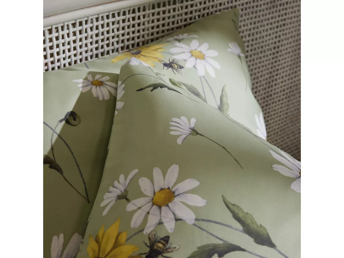 Drap En Microfibre Flordelis Vert Moyen 200 x 220