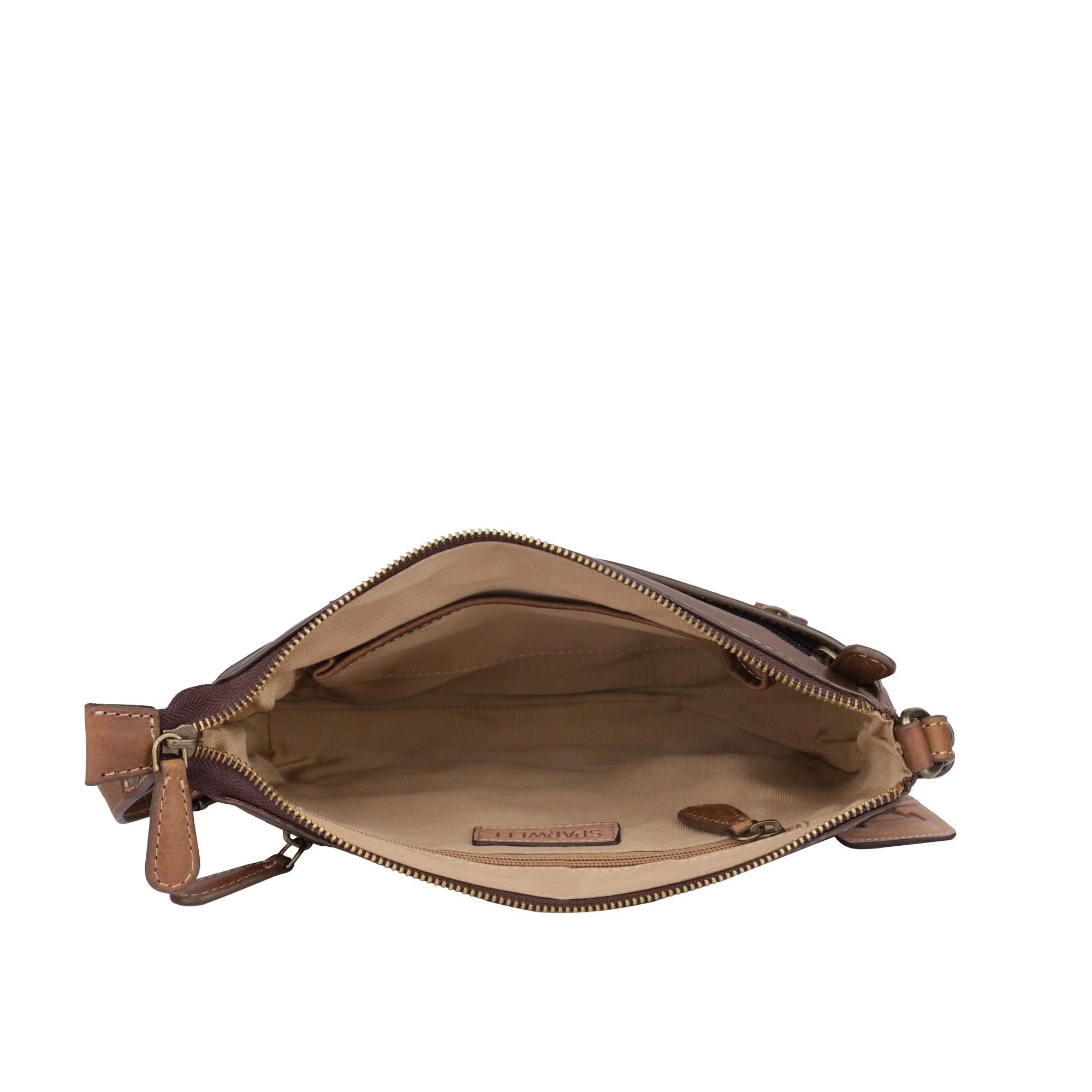 Sparwell Tanner Trendy Trudy Crossbody Bag Dark Brown