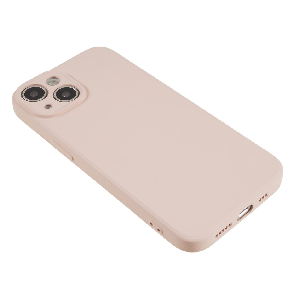 iPhone 13 Gummi Case Hülle mit Kameraschutz - Rosa (Matt)