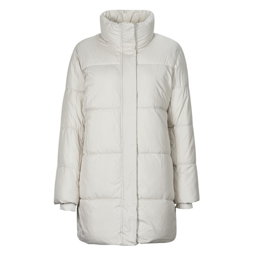Esprit - LONG COSY PUFFER COAT - Beige