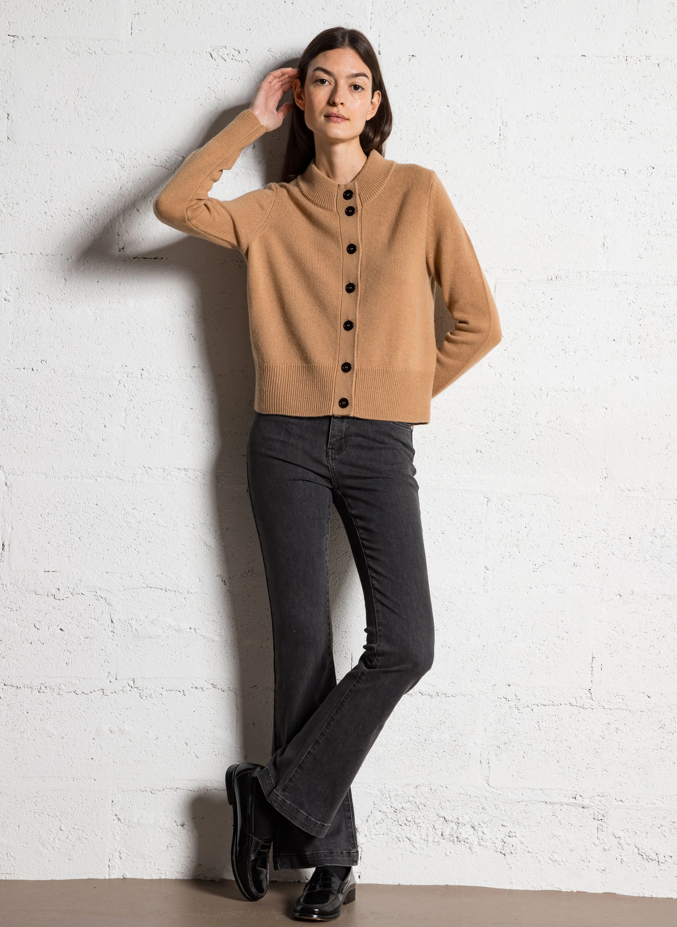 LANCELOT - Jean flare brut | Gris