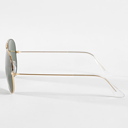 Lunettes De Soleil Aviator Large Metal RB3025 Bleu Vert