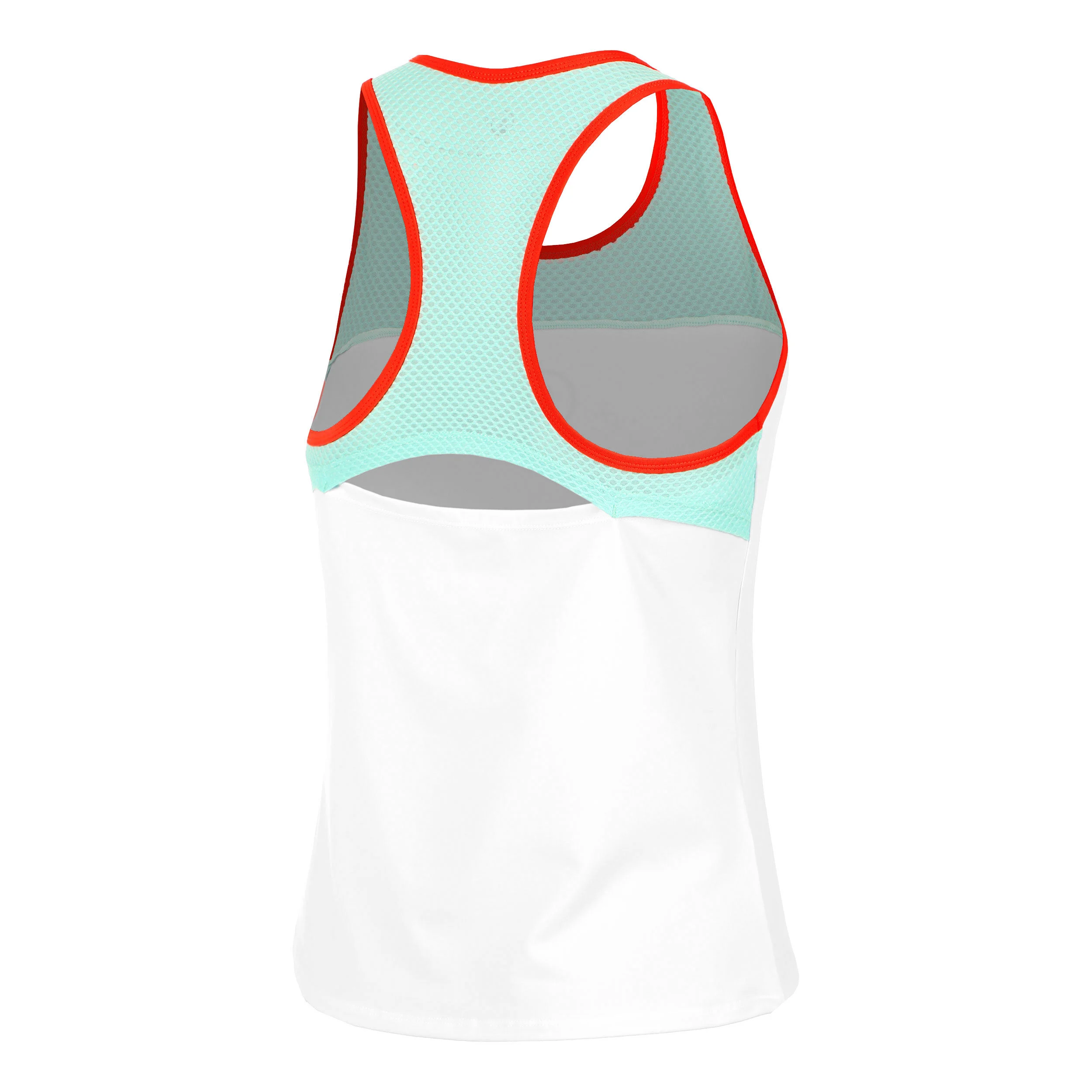Quiet Please Wild Racerback Débardeur Tank Top Femmes - Blanc , Turquoise