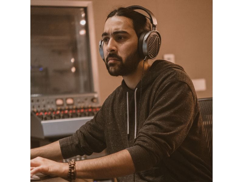 Audeze Over-Ear-Kopfhörer MM-100 Silber Offener Magnetostat Kopfhörer