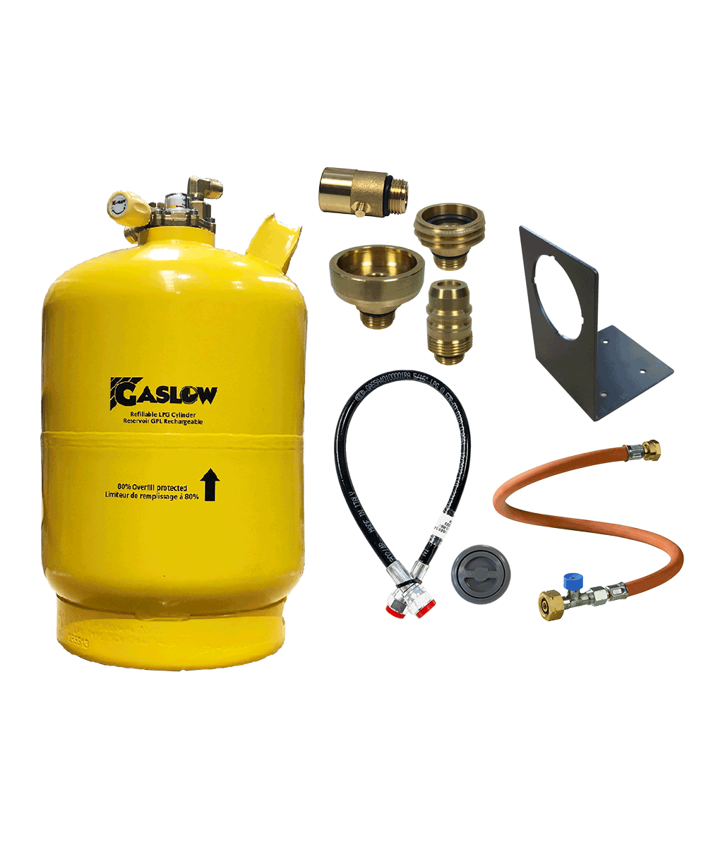 Gaslow 6Kg Set inkl. Halterung