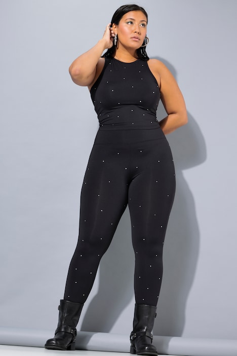 Leggings, Tight Shape, Glitzersteinchen