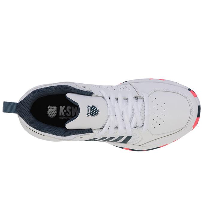 K-Swiss Court Express 2 84428129M WHITE-STARGAZER-NEON-BLAZE