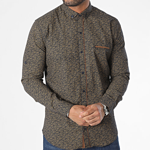 Chemise Manches Longues Marron