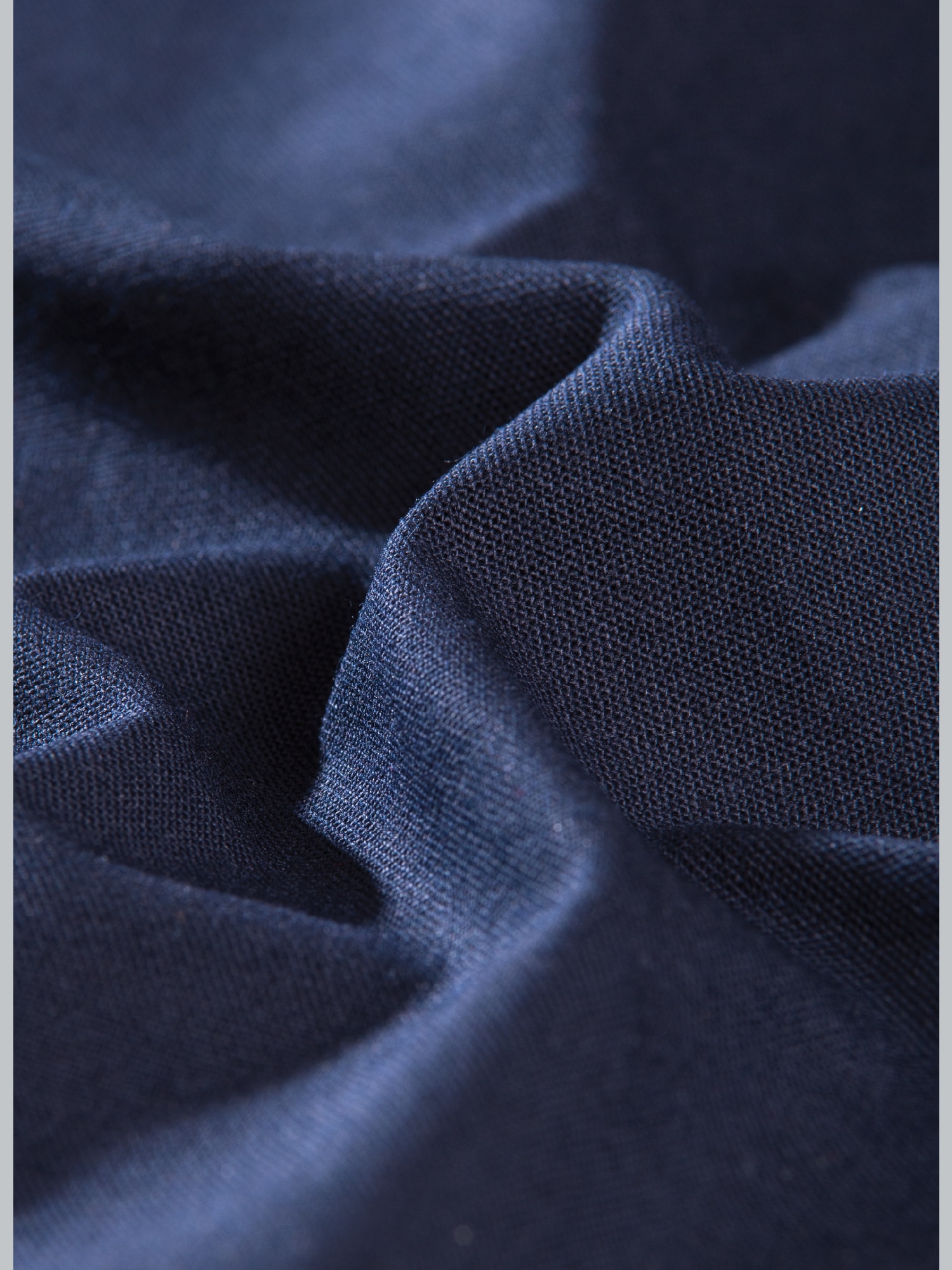 3/4 Freizeithose aus Baumwolle Navy