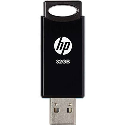 (2er Set) 32GB USB 2.0 Speicher Stick mit 140 MB/s Lesegeschwindigkeit (HPFD21232) - Schwarz / Blau