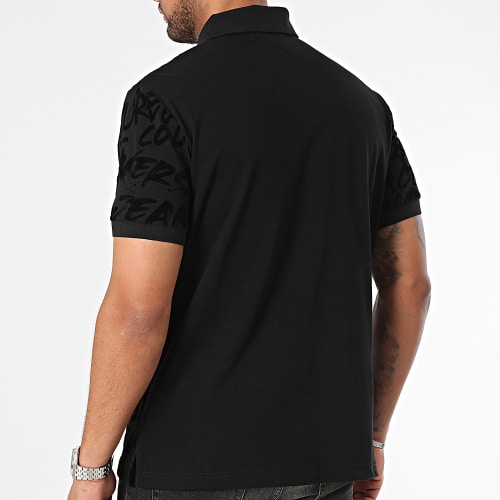 Polo Manches Courtes Contr Flock 75GAG6R1 Noir