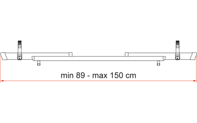 Fiamma Rail Quick C Fahrradschiene