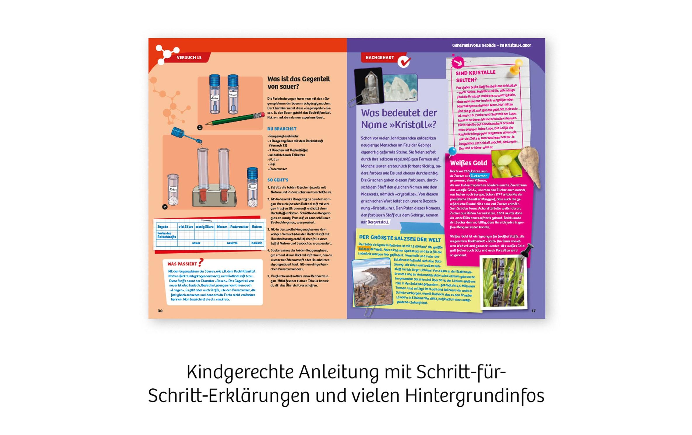 Experimentierkasten Mein erstes ChemielaborEinfache und spannende Experimente aus dem Alltag