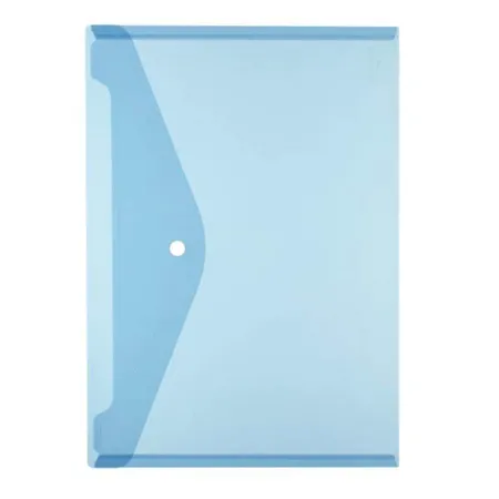 Herlitz Dokumententasche, DIN A4, PP, blautransparent