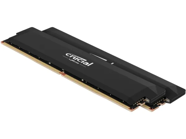 Crucial Pro OC - DDR5 - sæt - 64 GB: 2 x 32 GB - DIMM 288-PIN - 3000 MHz / PC5-48000 - CL40 - 1.35 V - ikke bufferet - on-die ECC - sort