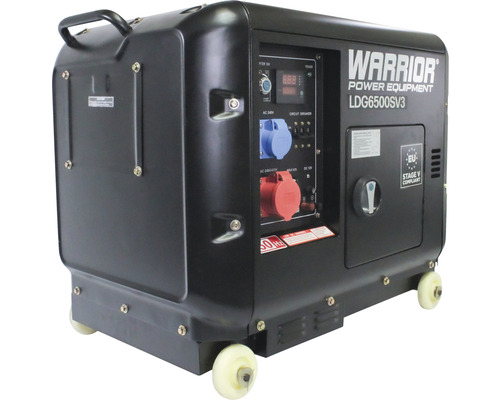 Warrior LDG6500SV3-EU Diesel 3-fase generator 5500W 1x400V 1x230V