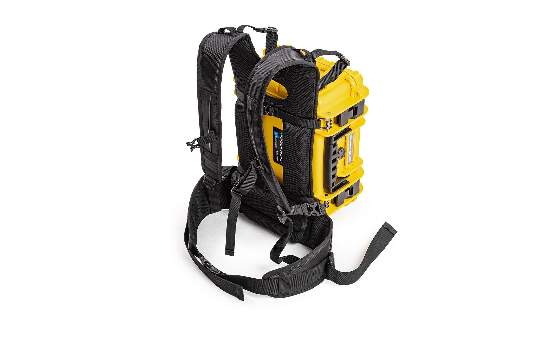 Rucksacksystem für Typ 3000/4000 SchwarzRucksacksystem für die Koffergrössen PP.117 (type 3000) und PP.166 (type 4000)