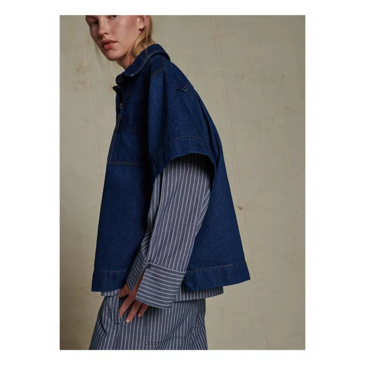 Soeur Chemise Antoinette Denim | Bleu indigo
