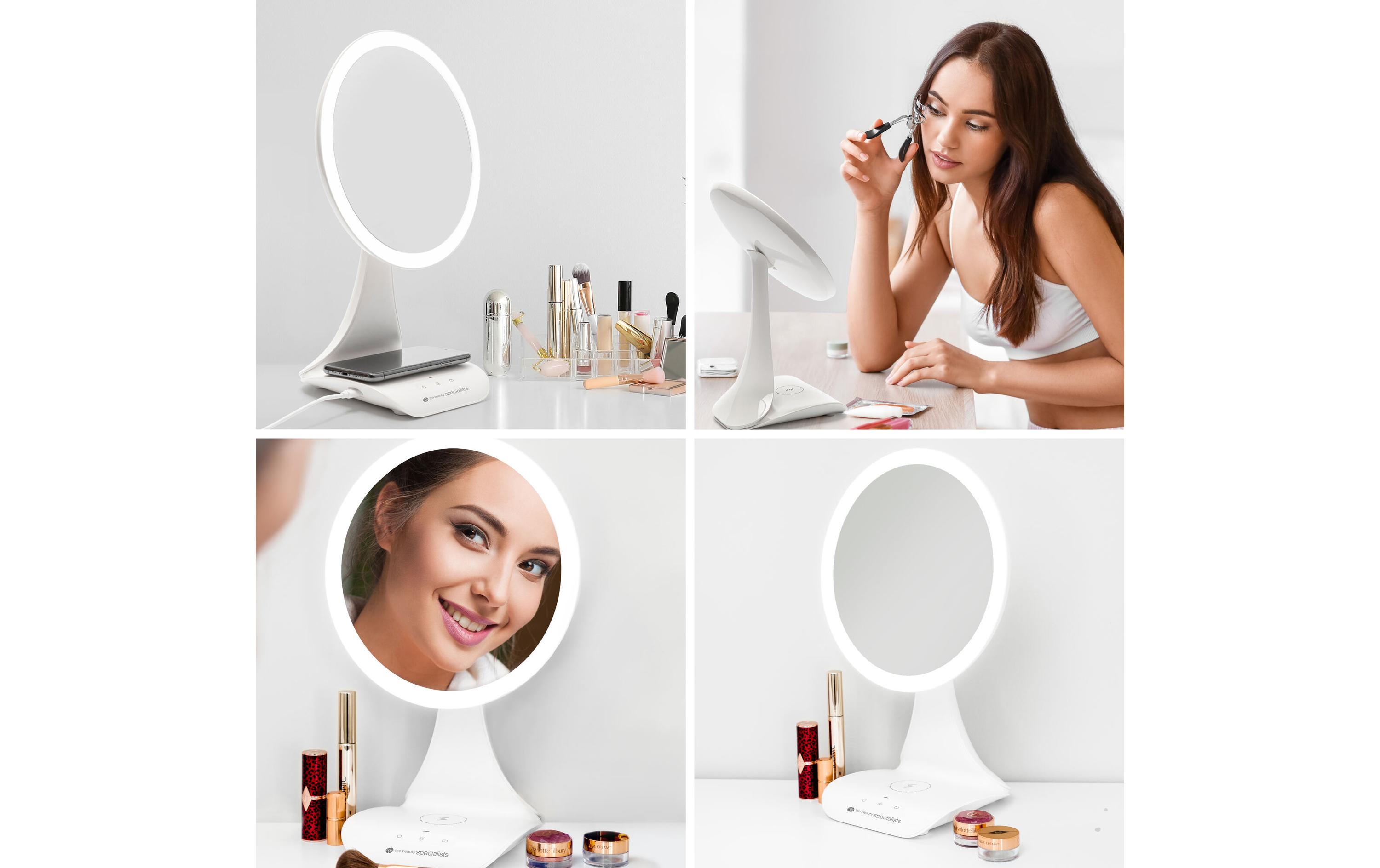 Kosmetikspiegel MMWC WeissLED-Makeup-Spiegel