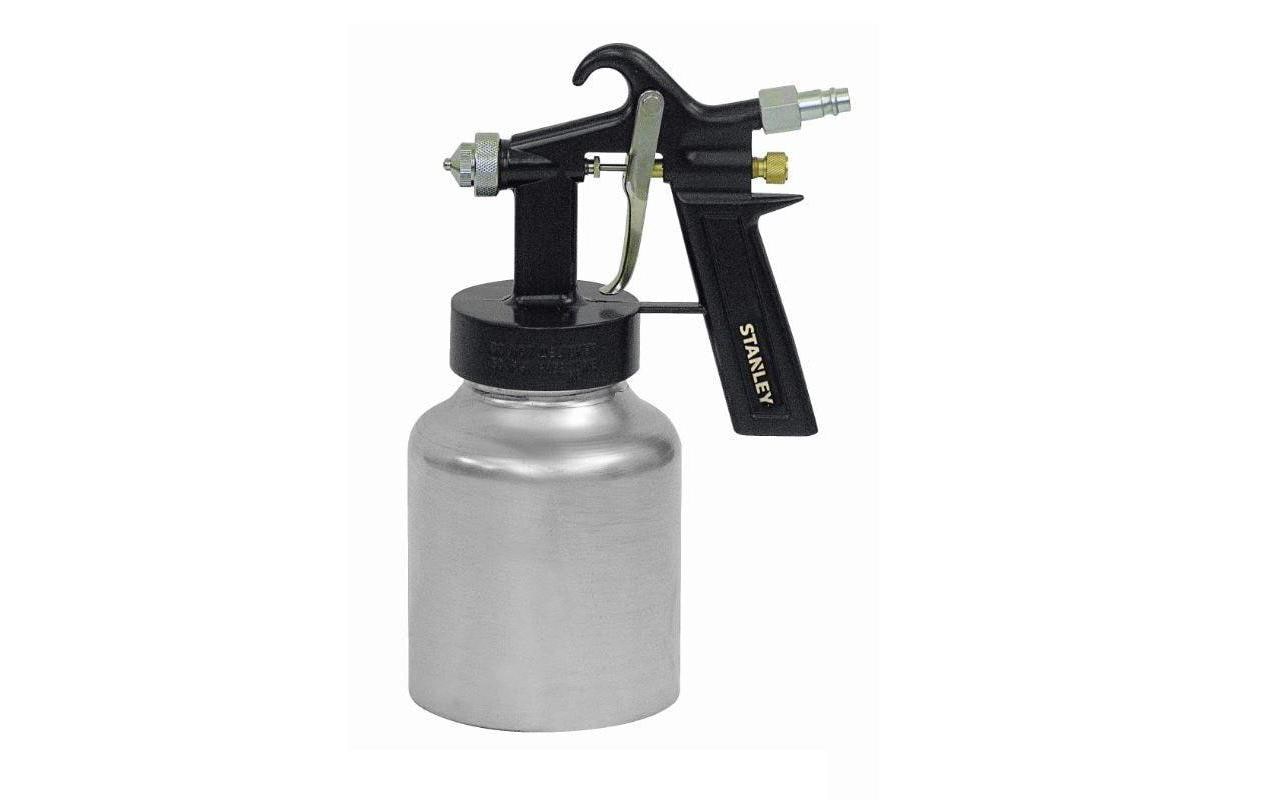 Druckluft-Sprühpistole 1 lStanley Lackierpistole mit Saugbecher 1 l