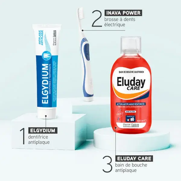 Escova de dentes Inava Power Blue