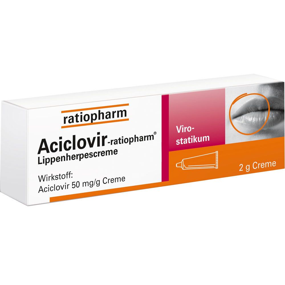 Aciclovir-ratiopharm® Lippenherpescreme