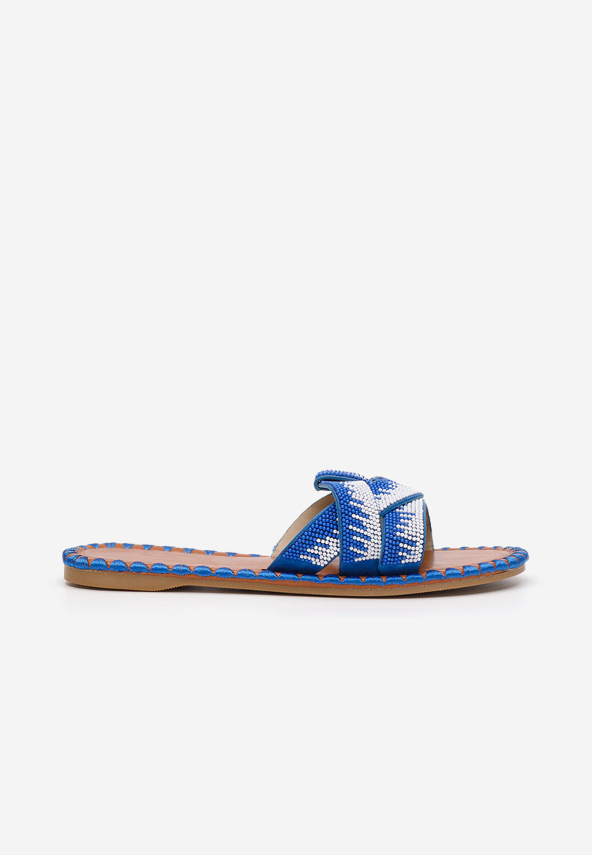 Mules femme bleus Cerissa