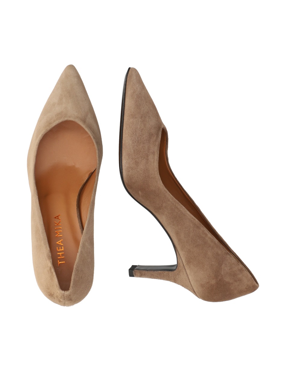 Veloursleder Pumps