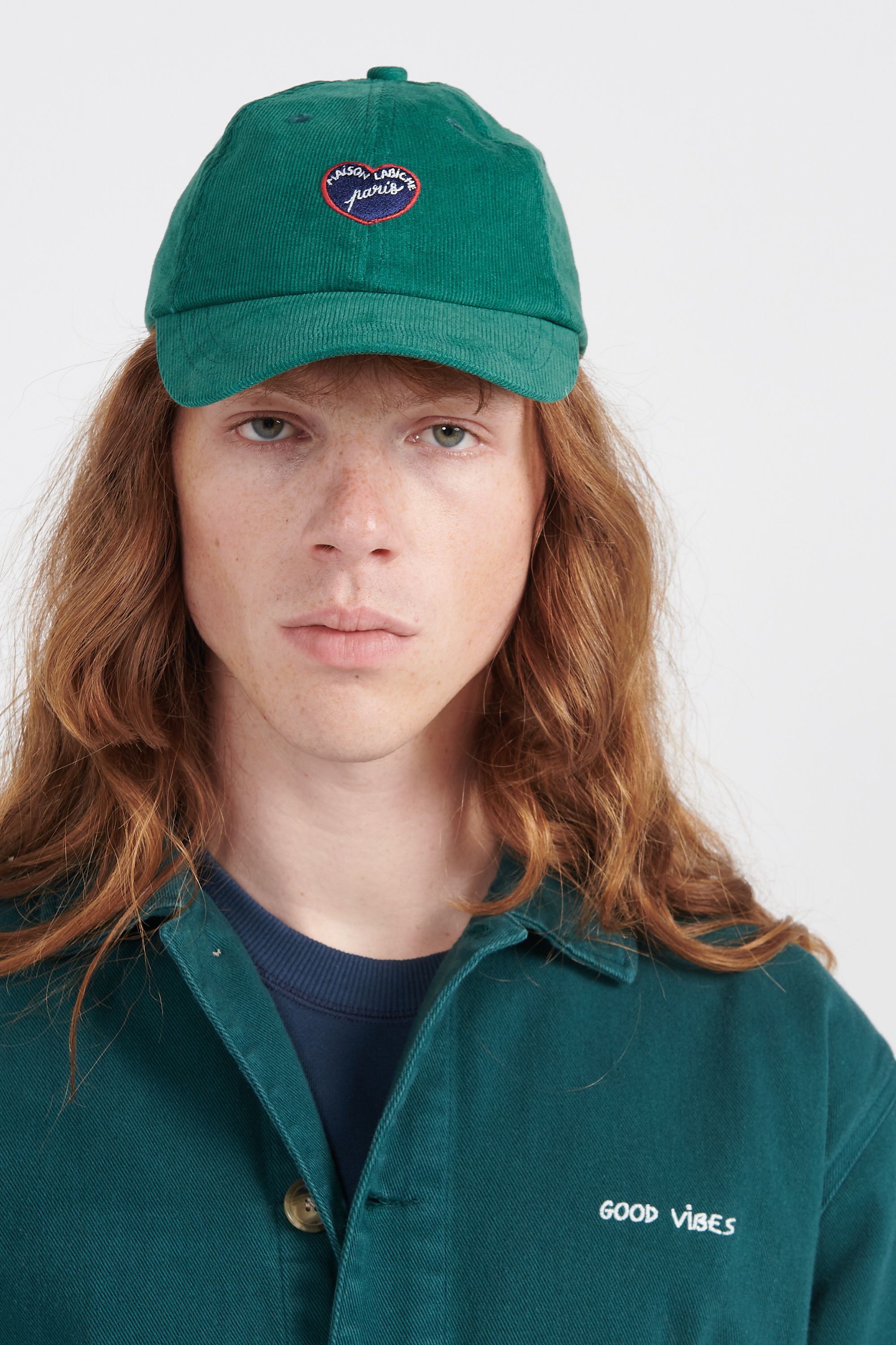 MAISON LABICHE Casquette BEAUMONT PATCH COEUR Vert