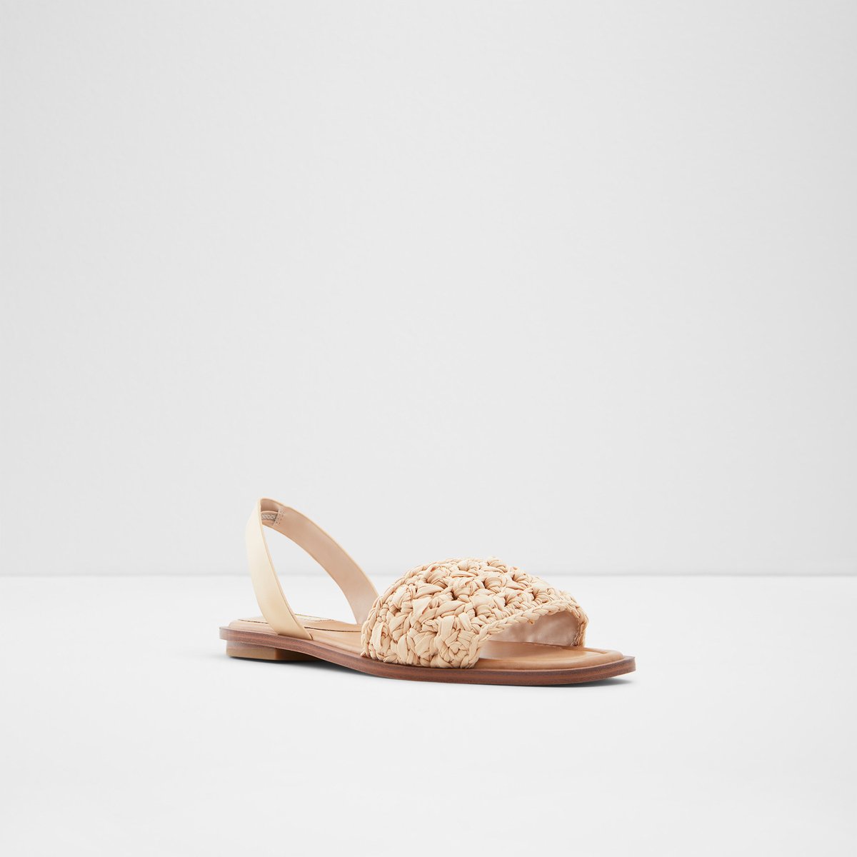 Solena Natural Women Flat Sandals
